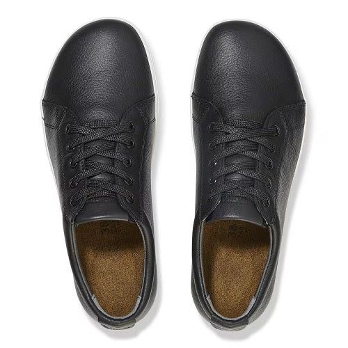 Birkenstock QO500 Sneaker, Black Leather with Black Laces, Men's 13-13.5 - Image 3