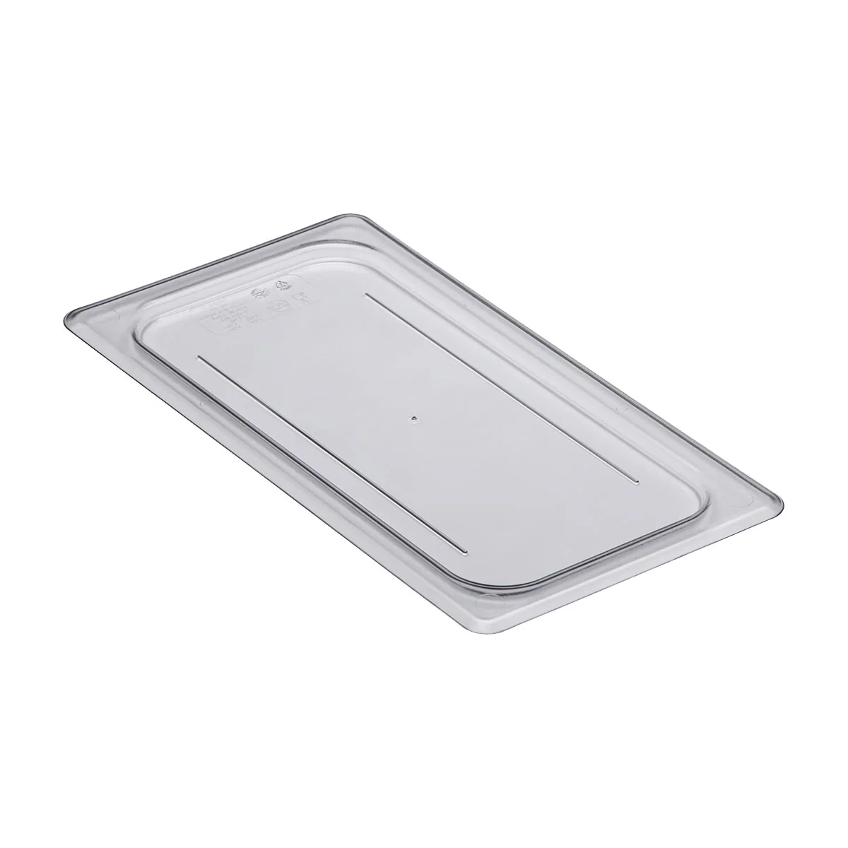 Cambro 30CWC135 Camwear Flat Food Pan Lid, Clear, 1/3 Size
