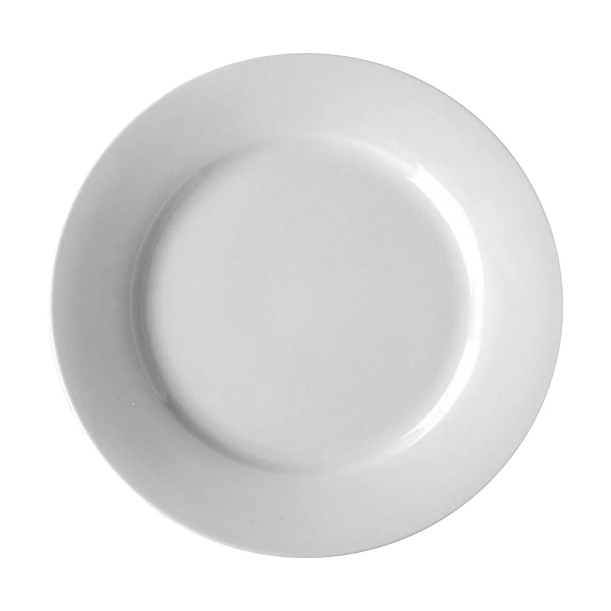 China Vertex ARG-16 Argyle Wide Rim Round Plate, 10-1/4", Pack of 6