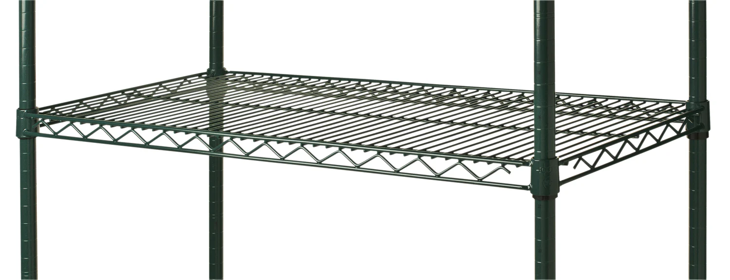 Culinary Essentials 860135 Green Wire Shelf, 14" x 36"