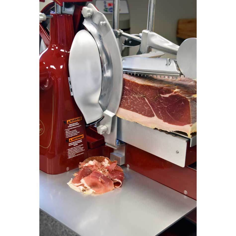 Globe FS14 Flywheel Manual Artisan Slicer, Red, 14" - Image 2