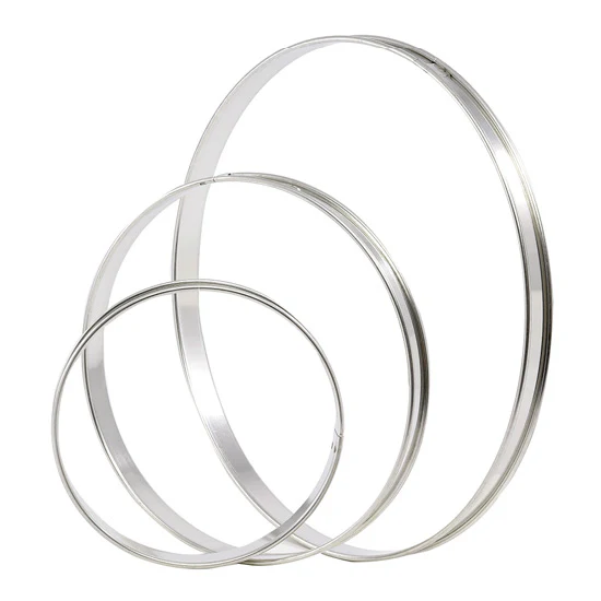 Matfer 371707 Stainless Steel Tart / Flan Ring, 3-1/2", Pack of 6