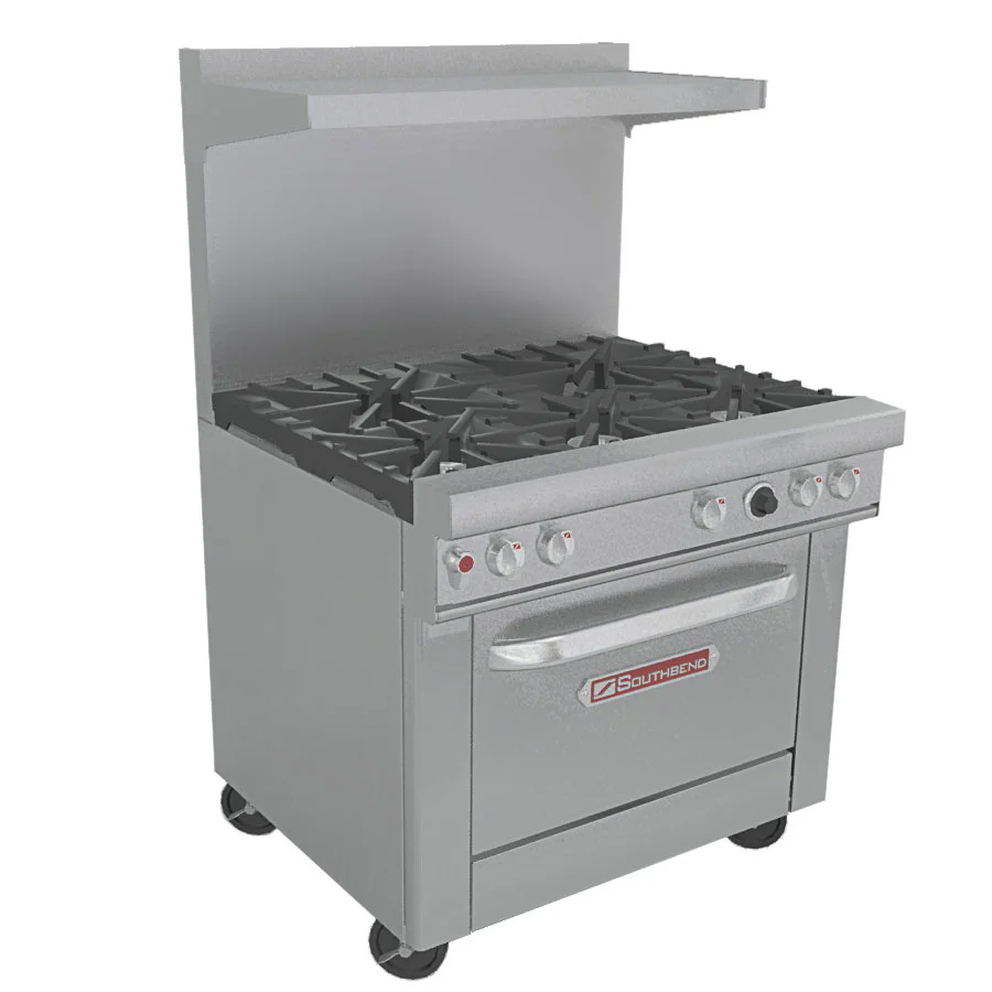 Southbend 4365D Range, 5 Burners, 1 Oven, Natural Gas, 36"